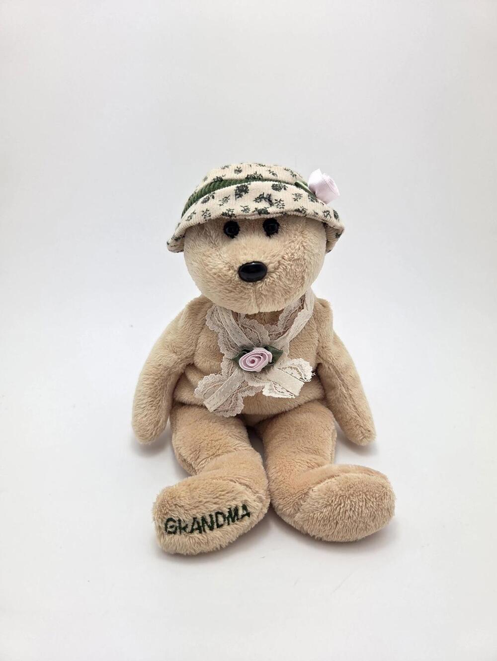 Ty Beanie Baby “Nana” the Adorable Bear No Hang Tag (8.5 inch)